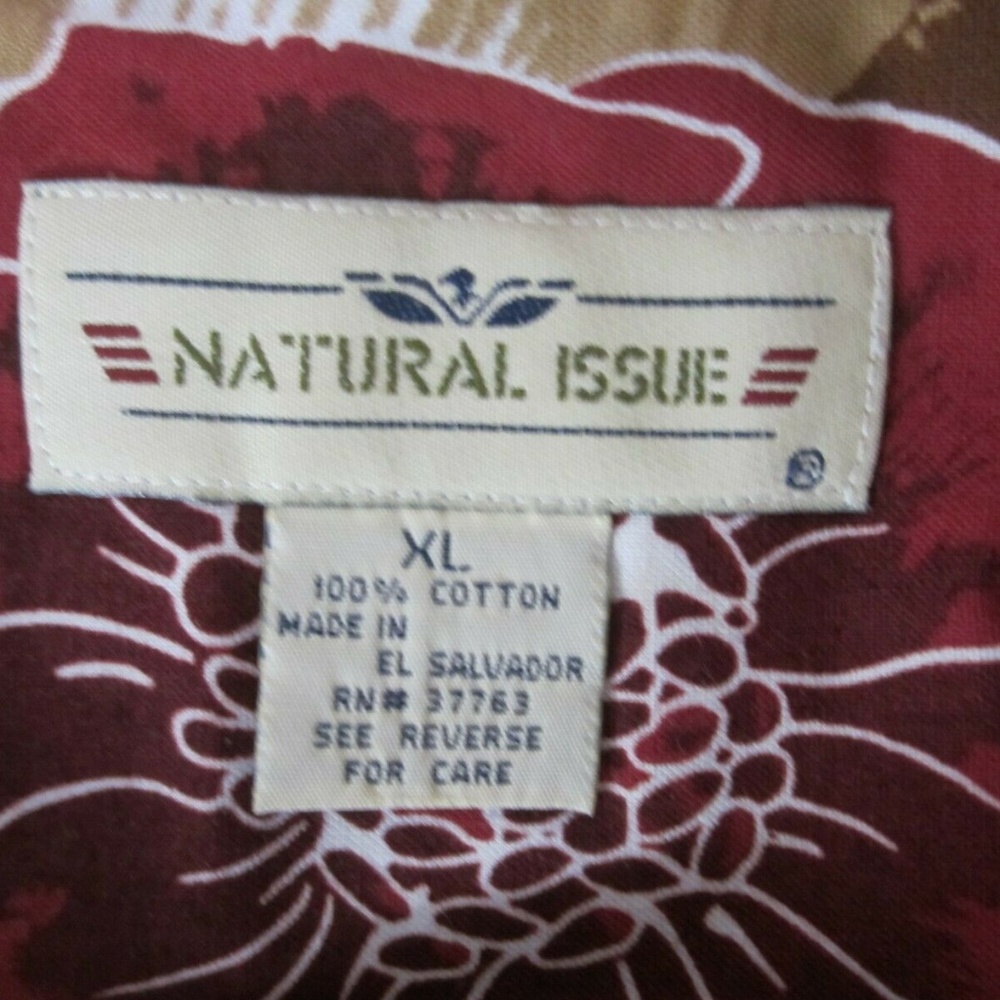 Natural Issue Hawaiian shirt XL vintage boats - Picture 8 of 8